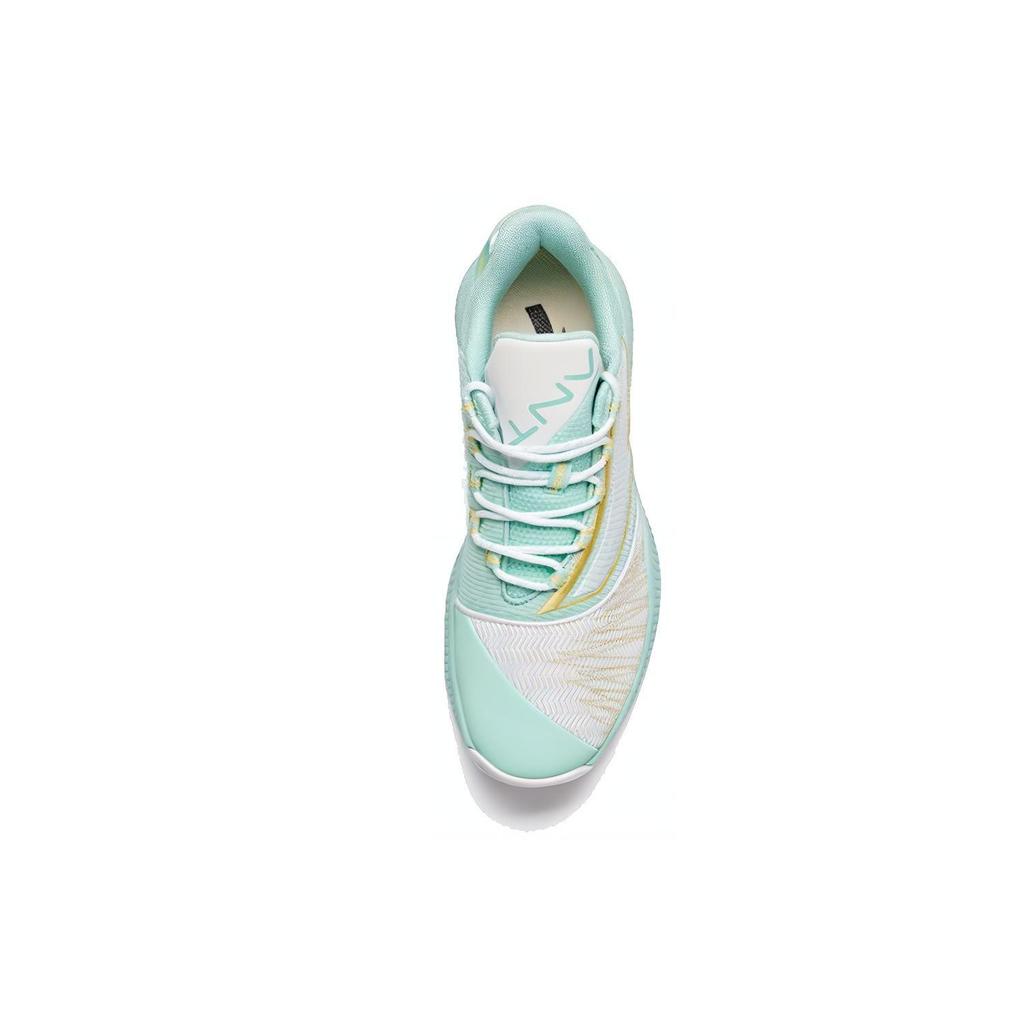ANTA Leather Basketball Shoes 'White Green Yellow' Men's 112031606-3