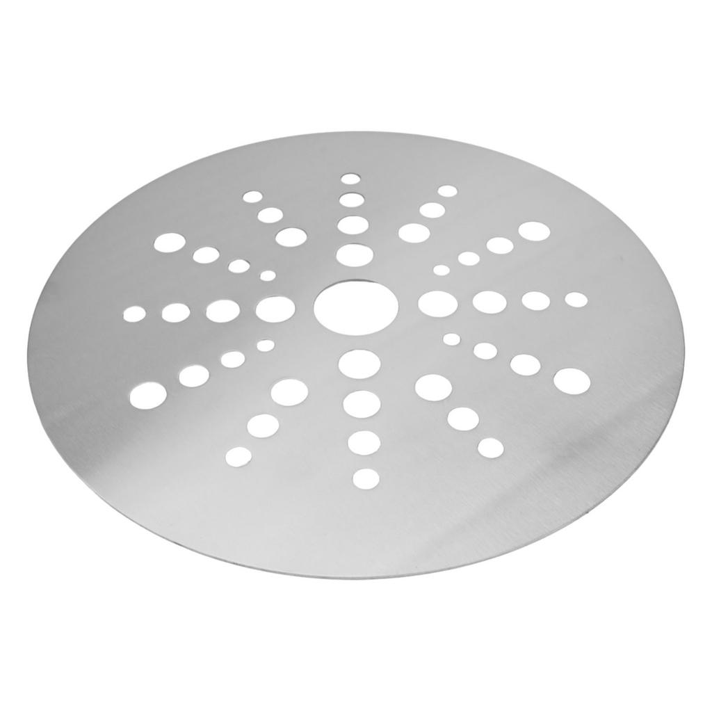 Диск-рассеиватель тепла Пластина-рассеиватель тепла Кухонное использование Красивый дизайн с отверстиями Равномерное распределение тепла Пищевая нержавеющая сталь
