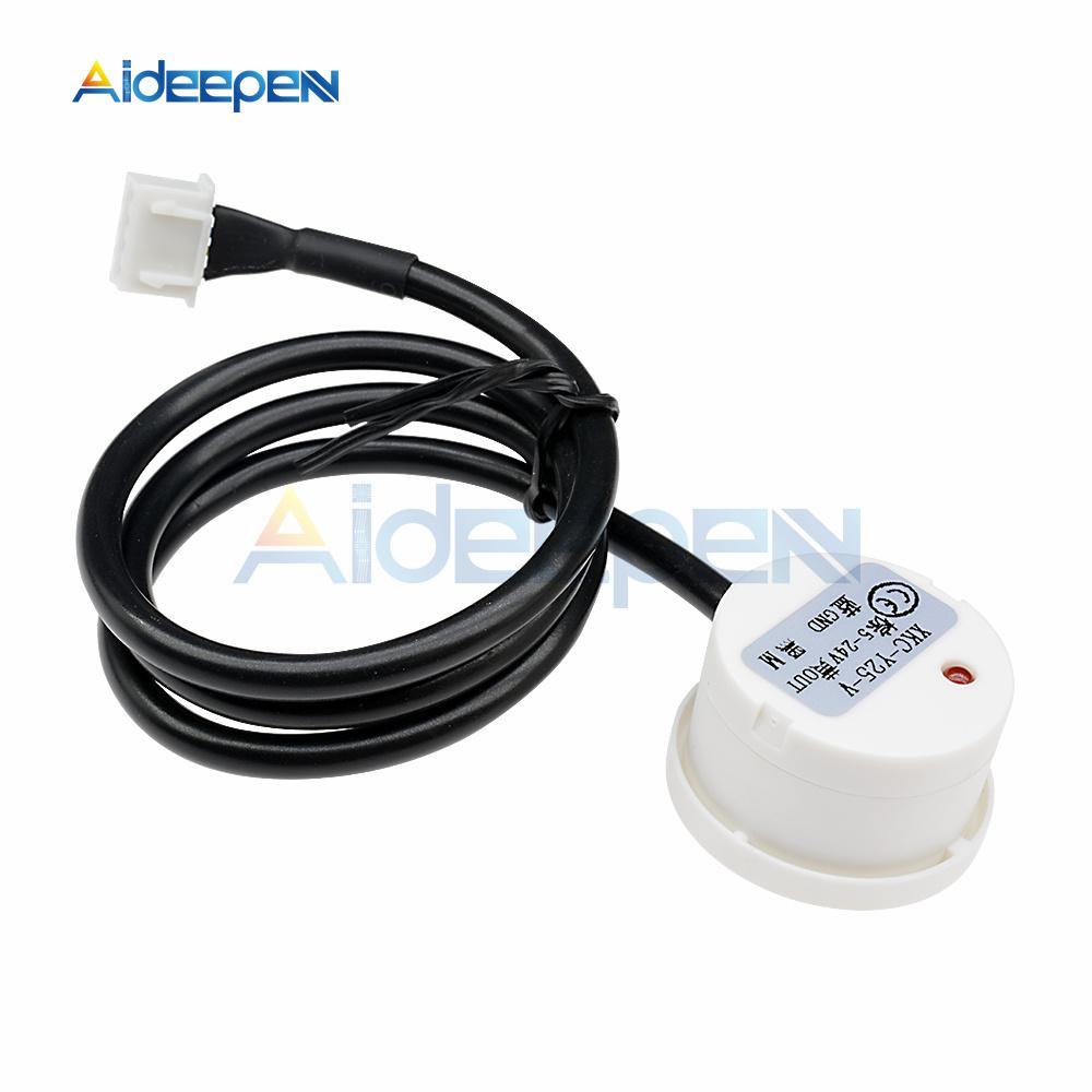 DC 5V 12V 24V XKC Y25 Бесконтактный переключатель-датчик уровня жидкости Детектор Внешний приклеиваемый тип Датчик уровня NPN PNP Интерфейс Rs485