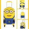 18" Мультяшный чемодан ручной клади Миньон - Темно-синий деним для детей и взрослых