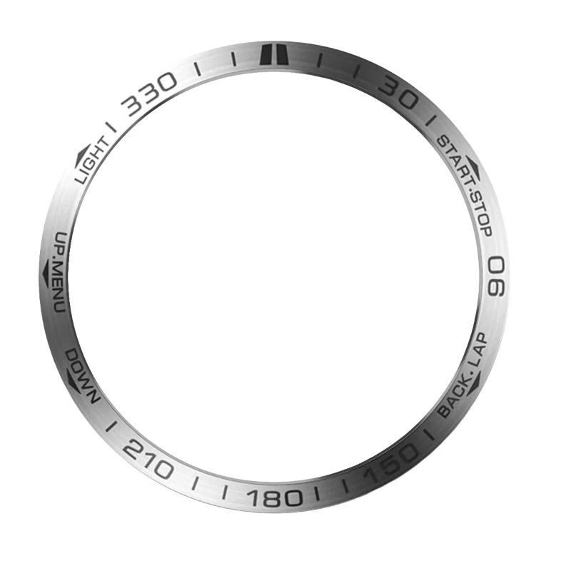 Модный стильный кейс с кольцом-безелем Для умных часов Garmin Fenix 8 51 мм Металлическая рамка Клейкая защитная крышка Для Garmin Fenix 8 47 мм