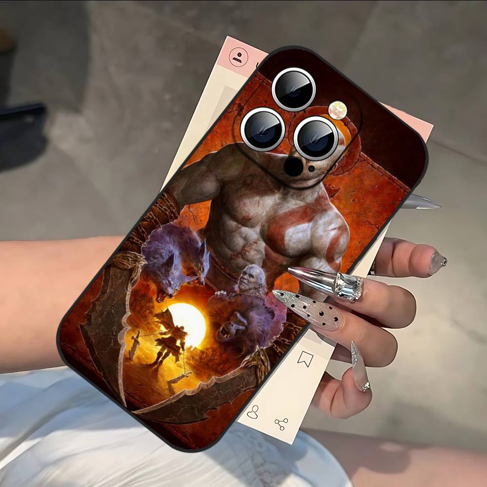 Чехол для телефона G-God Of War для IPhone 17 16 15 14 13 12 11 PRO MAX PLUS Mini из ТПУ, мягкий, приятный для кожи