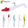 HENGJIA 1 шт. в одной упаковке, свинцовая головка 11 см/19 г с силиконовой приманкой на хвосте для рыбалки