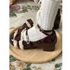 Sweet Bow Lolita Versatile Cute Sweet Cool Original Mary Round Head Single Shoes Leather Shoes Light Mouth New