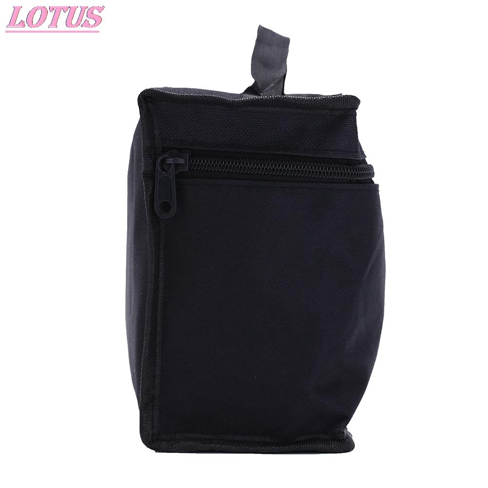 Складные художественные маркеры Холщовая сумка для хранения карандашей на молнии Вмещает 36/48/60/80 шт. маркеров Большая вместимость Молния Черный