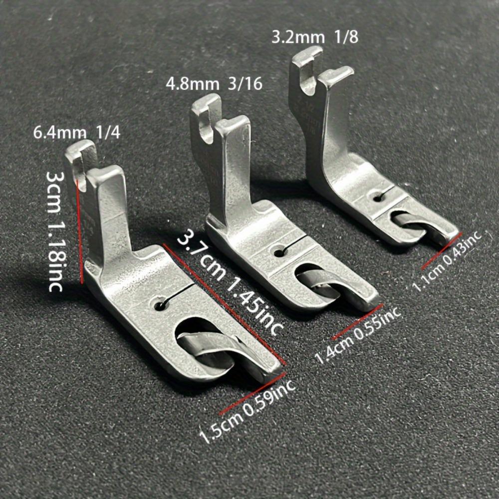 1 шт. прижимная лапка с закругленным краем, промышленная прижимная лапка для швейной машины для шитья шелкового шифона, тонкие ткани, детали и аксессуары для швейных машин