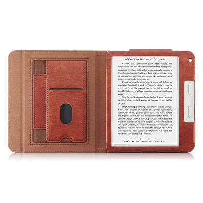 Для Kobo Libra 2/Libra Colour Чехол из ПУ кожи Защитная обложка для электронной книги Автоматический сон/пробуждение