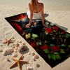 Crystal Cats Fantasy Beach Towel, Super Soft Microfiber, Gift for Her/Him, Birthday, for Pool, Beach, Travel, Home Decor Fan gifts