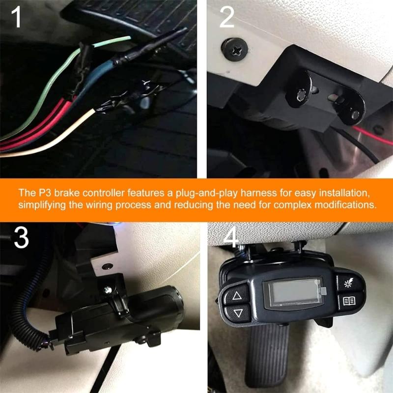 Контроллер тормозов грузовика для P3 90195 Электрический пропорциональный контроллер тормозов прицепа Блок контроллера тормозов Управление тормозом