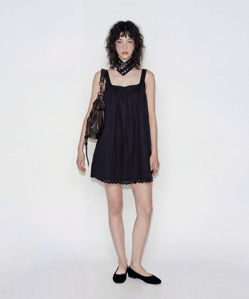 Мини-платье Lulu Seoul Bonny (черный)