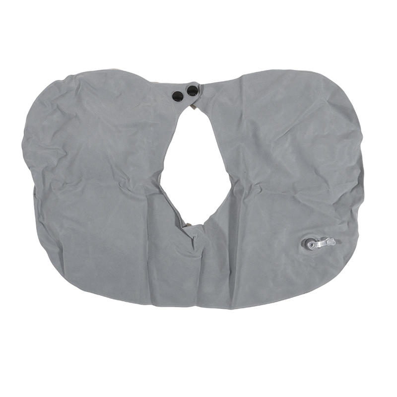 1 шт. Надувная U-образная подушка для шеи для офиса и путешествий, портативная складная конструкция, идеально подходит для использования в автомобиле и на открытом воздухе, подушка