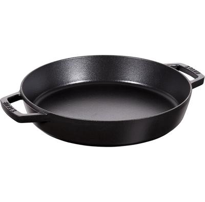 Сковорода Zwilling Staub круглая с двумя ручками 34 см черная (40511-073-0)