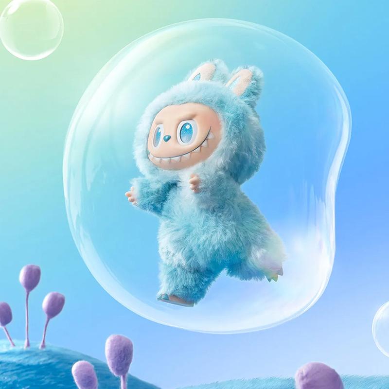 2025Новинка 3.0 плюшевая кукла Лабубу брелок 3-го поколения слепая коробка сердцебиение макарон Happy Guess серия виниловая плюшевая игрушка Trendy Play