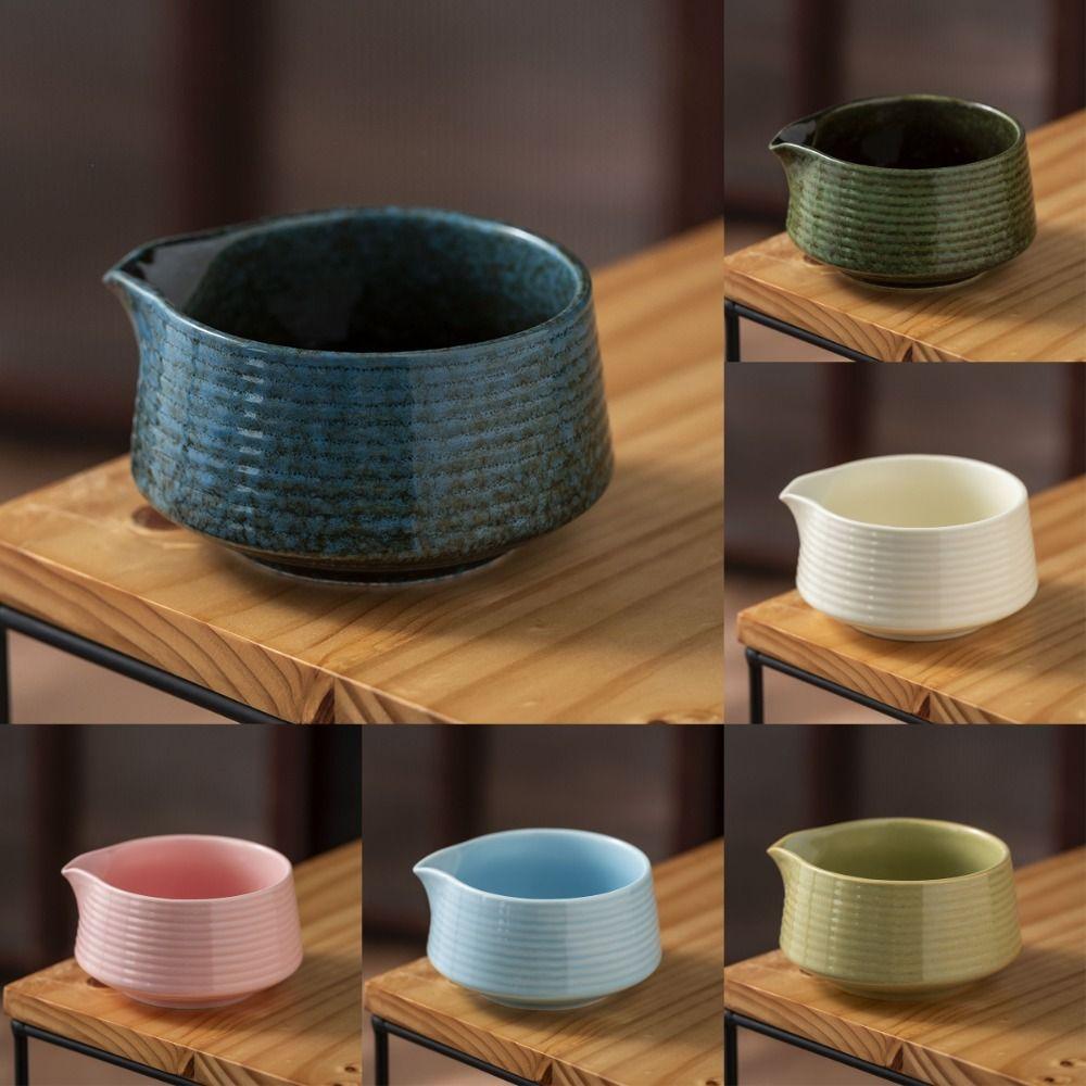 Gradient Color Matcha Bowl Ceramic Japanese Tea Cup New Matcha Whisk Holder Tea Lovers