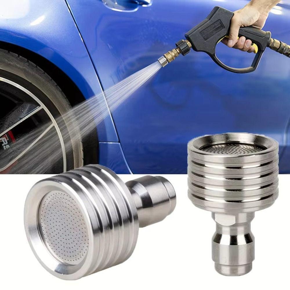Stainless Steel Water nozzle Quick Plug Spray Shower Nozzle Pressure Washer Nozzle Flower Watering