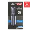 Flair Inky Series Carbonix Fountain Pen Set Blue Ink Pack Of 1X 6PC With Jumbo Cartridges For School Office Writing
