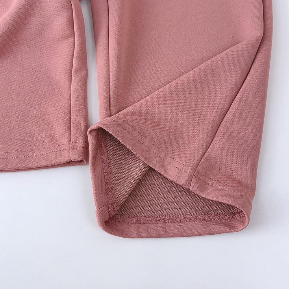 Костюм для девочки с длинными рукавами Bear Leader 3-7 лет однобортный пиджак с надписью + брюки комплект из двух предметов AM3044