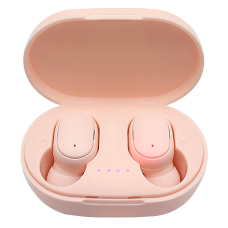 TWS Беспроводные Bluetooth наушники с шумоподавлением и зарядным устройством Спортивные игровые наушники для Redmi iphone Air гарнитура