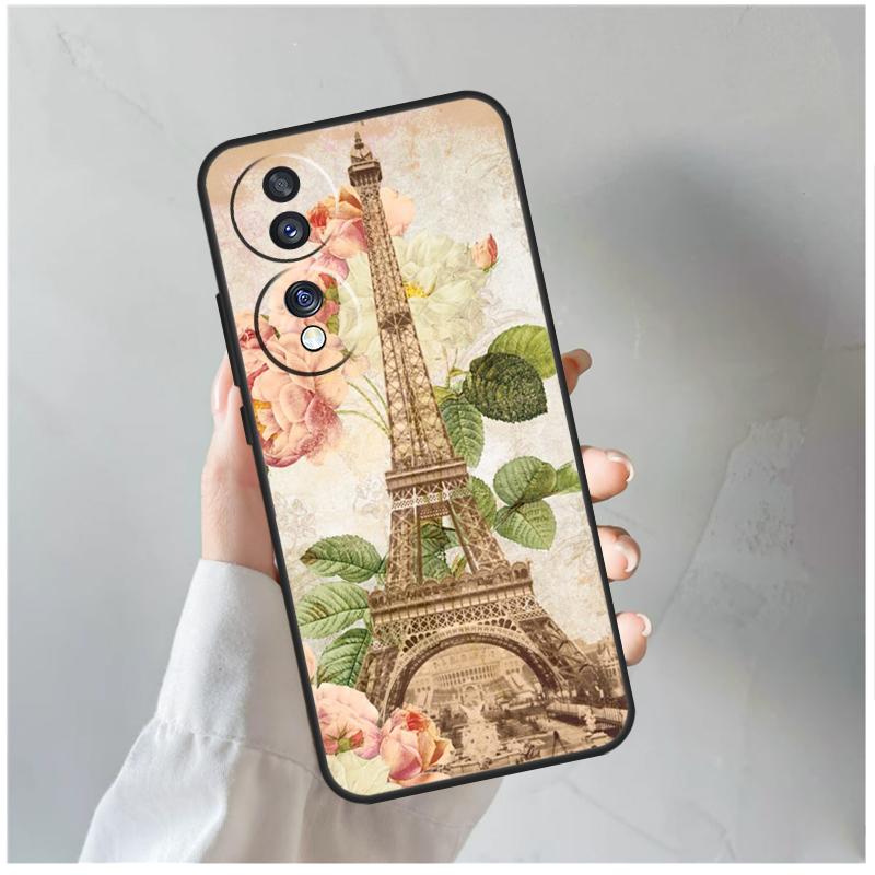 Чехол Париж Эйфелева башня для Honor 90 Lite 50 70 Magic 5 6 Pro X6 X7 X8 X9 X6a X7a X8a X9a X9b X8b Крышка Coque