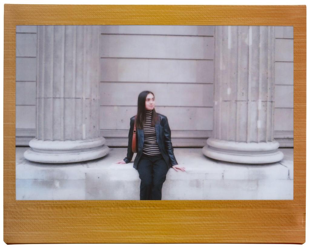 FUJIFILM Instant Camera Instax Wide Film 10 Pieces Metal Frame INSTAX WIDE B-METAL WW 1