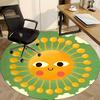 1pc Sunflower Chair Carpet for Office, Non-slip, Soft and Durable Office Rug, Perfect for Office yy260127132