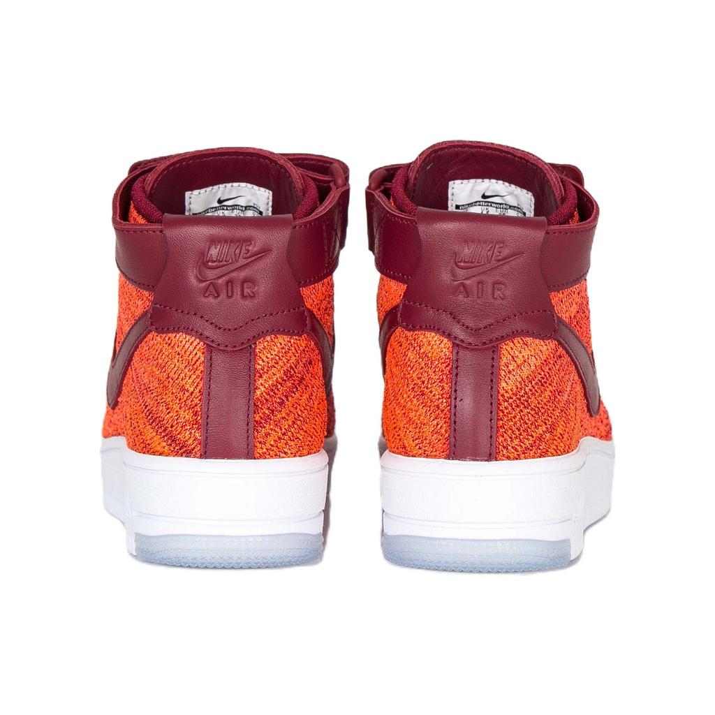 Nike Air Force 1 Flyknit Total Crimson Женские 818018-800