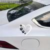 1PC Heart Paw Print Car Stickers Waterproof for Trunk Laptop Motorcylcle Vinyl Decals Scratches Cover Funny Auto Decoration