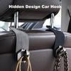 Спинка автомобильного сиденья Прочная несущая скрытая конструкция Универсальный простой монтаж Органайзер для автомобильного сиденья Крючок для автомобиля