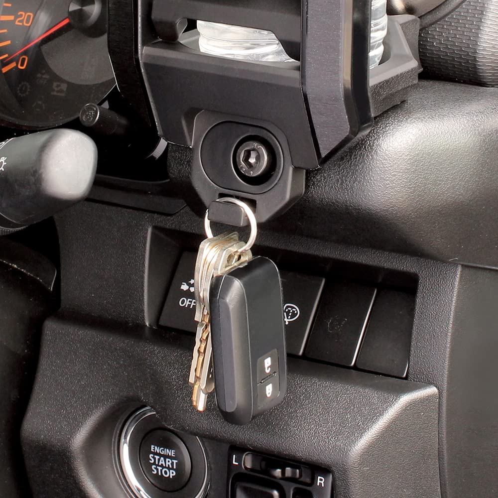 Tsuchiya Yac Air Conditioner Drink Holder for Suzuki Vehicle-Specific JB64/74 Jimny, Driver's Seat, Black, SY-SZ4