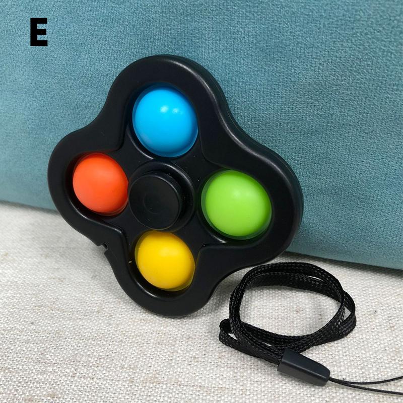Игрушки для снятия стресса для детей и взрослых, сенсорные игрушки для аутистов, простые игрушки-непоседы с ямочками, брелок