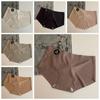 5Pcs Traceless Ice Silk Panties Mid Waist Underwear for Women Simple Seamless Briefs  Girl