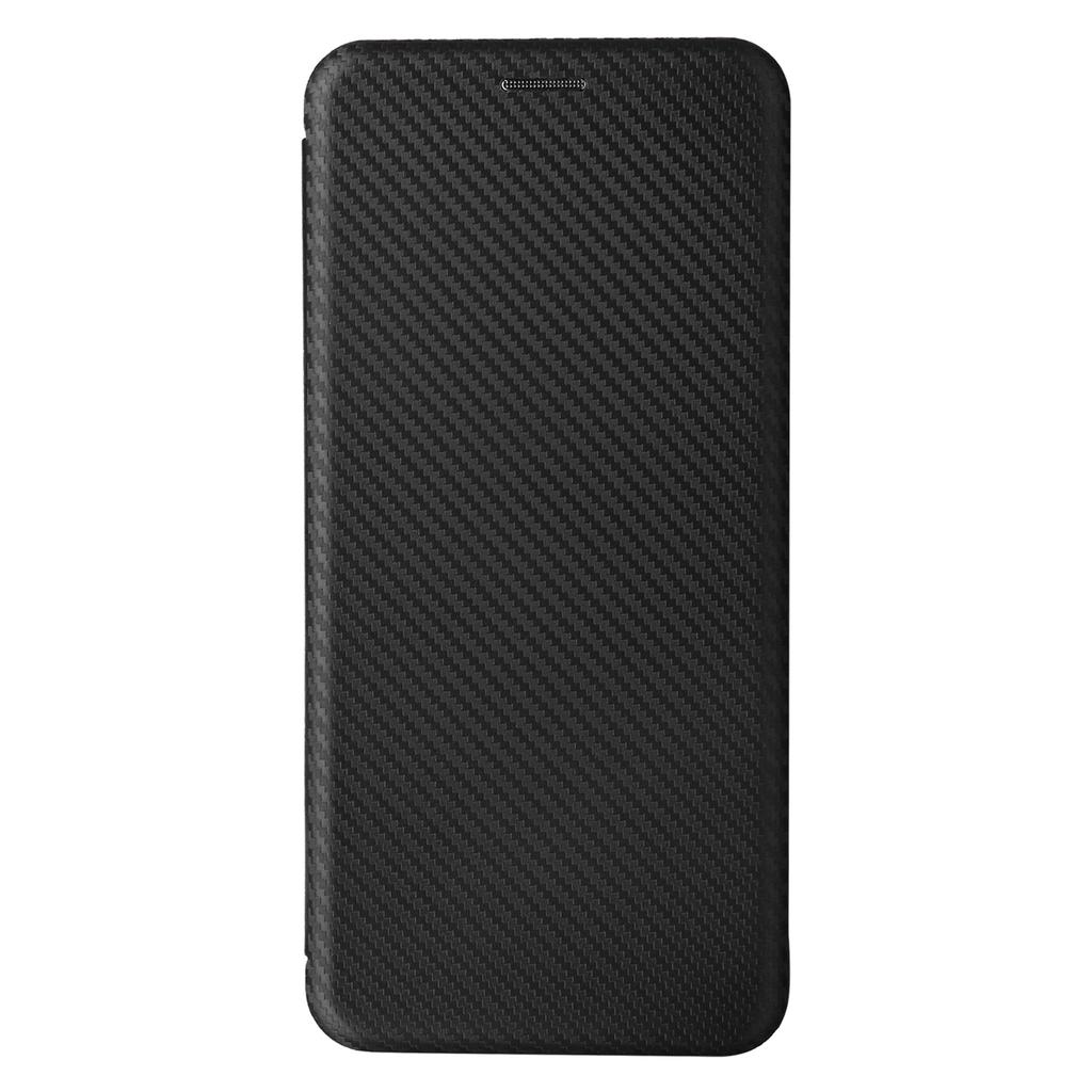 Кожаный чехол для Asus ROG Phone 8 Pro 5G/8 5G со слотом для карт, текстура углеродного волокна