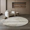 Light Luxury Carpets for Living Room Fluffy Soft Living Room Decoration Round Carpet Thickend Plush Lounge Mat Home Washable Rug