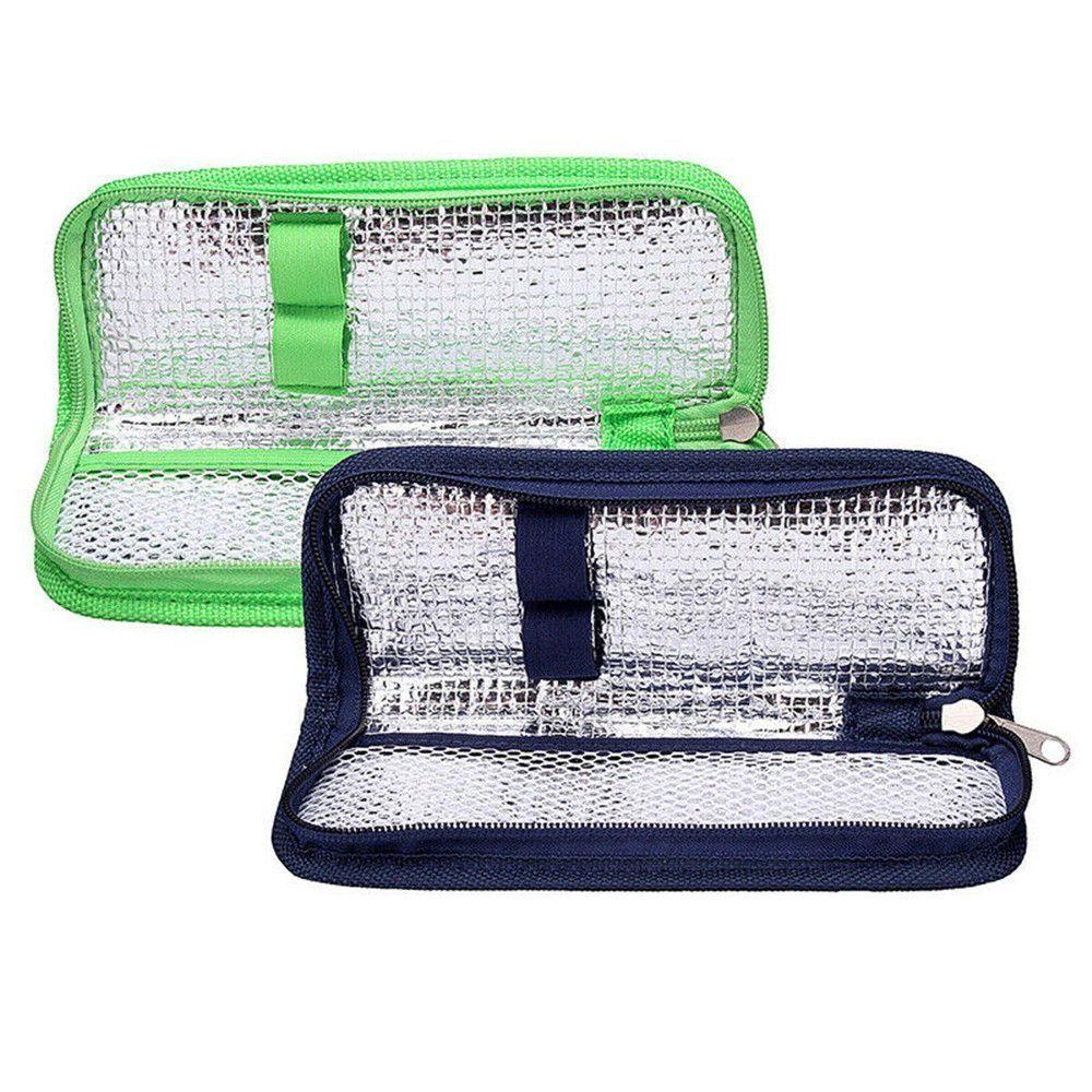 Practical Thermal Insulated Diabetic Pocket Cooler Insulin Cooling Bag Pill Protector Travel Case