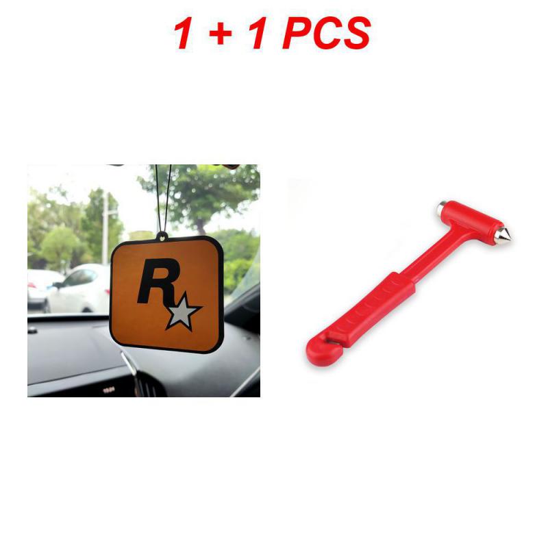 2 в 1 Автомобильный молоток безопасности, стеклобой, резак для ремней безопасности, многофункциональный аварийный инструмент, автомобильный спасательный молоток