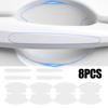 Car Door Handle Antiscratch Stickers Car Handle Bumper Protection Strip Universal Invisible Paint Protection Film Stickers