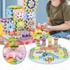 Children Electric Gears Gear Building Toy Set Durable Early Educational Puzzle Toy  for Boys Girls Kids