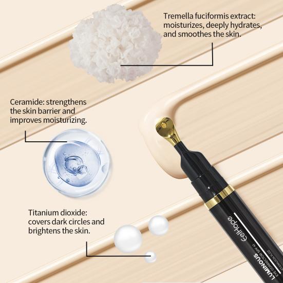 10 мл Консилер от темных кругов SPF 41 Корректор цвета глаз Длительный натуральный антивозрастной тонирующий крем для глаз Легкая увлажняющая сыворотка для глаз