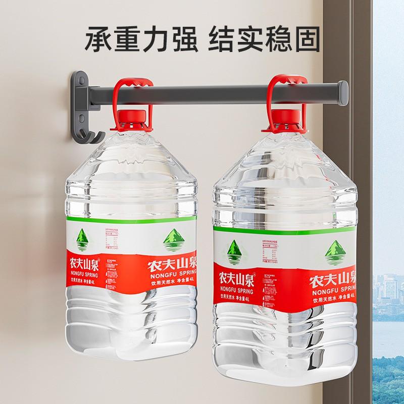 Aluminum Wall-Mounted Folding Clothes Rack Balcony Home Use No-Drill Hanging Organizer Hangers Pants Ties