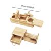 Деревянная игрушка для хомяка, foraging toy, морской свинки, многофункциональная, прочная, интерактивная игра-нюхалка для кролика