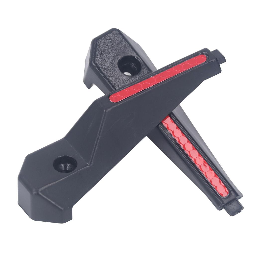 1 Pair Electric Scooter Rear Wheel Cover Plastic Left Right Rear Cover Waterproof with Reflective