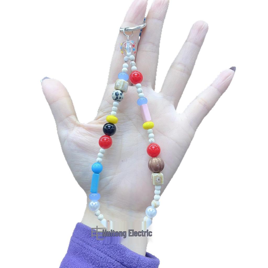 Luxurious Handmade Phone Chain & Beaded Bracelet for Small Dogs
