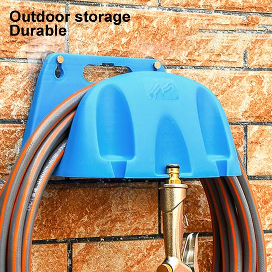 Стеллаж для хранения водопроводных труб Настенный кронштейн для шланга Прочная несущая способность Простая установка Катушка для труб