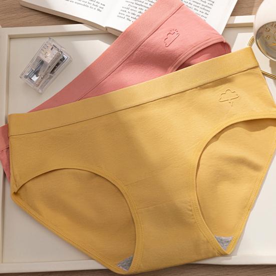 Женские трусы, женские трусы, однотонные, эластичные, антисептические, бесшовные, впитывающие влагу, со средней талией, с контролем живота, женское нижнее белье