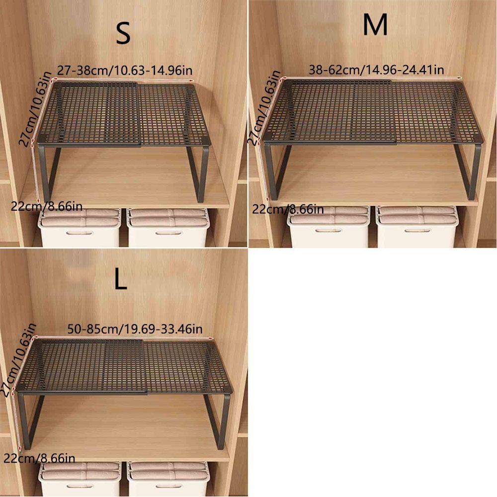 Регулируемая телескопическая полка для шкафа, многоуровневая перегородка, органайзер для шкафа, ванная комната
