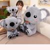 Giant Simulation Australia Koala With Wood Plush Toy Soft Pillow Stuffed Animal Koala Bear Doll Birthday Gift