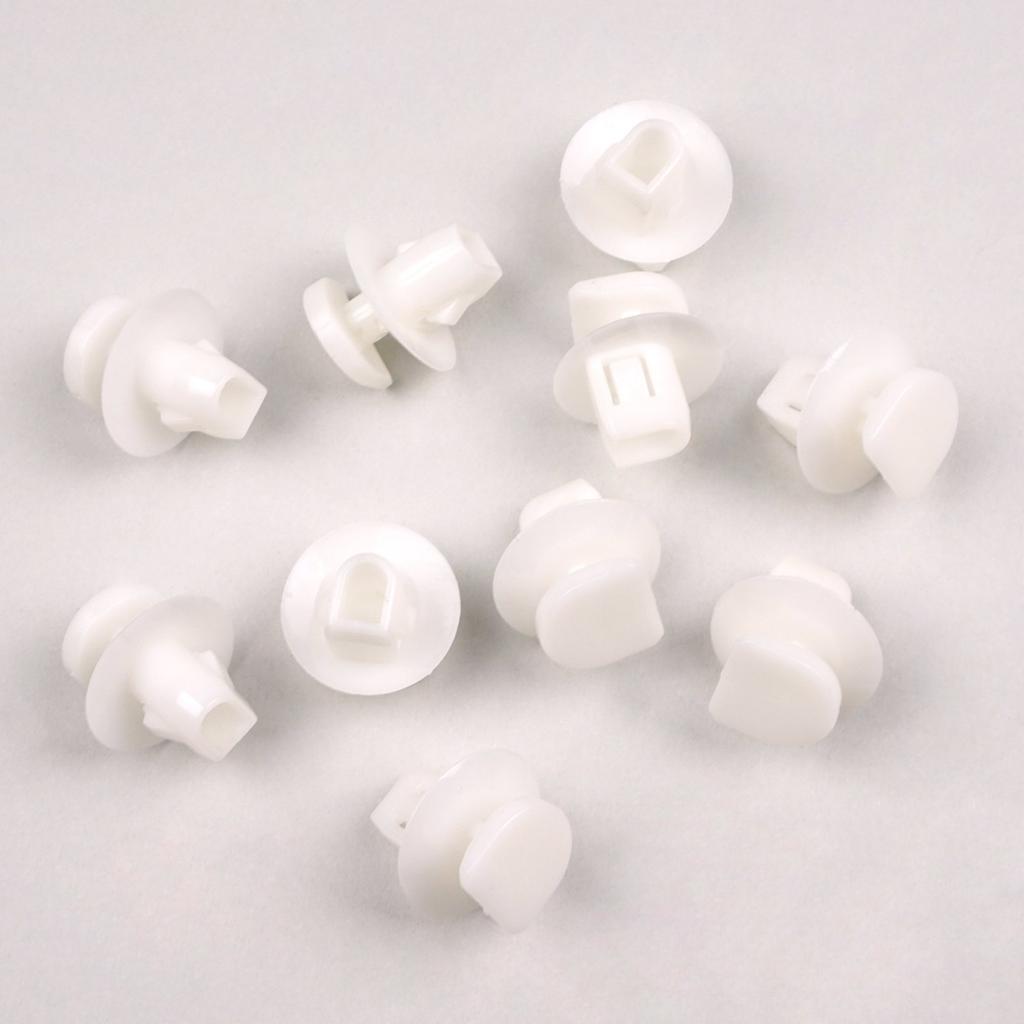 ESC Auto Parts ECF2141 10 Pieces Trim Panel Clip for Toyota Top Head Size: 19.2mm Stem Length: 11mm Fits Into: 9.7x7.6mm