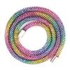 Rhinestone Hand Rope 6mm Wide Glass Full Drill Pipe Clothing Belt Bracelet Jewelry AccessoriesRainbow Colors