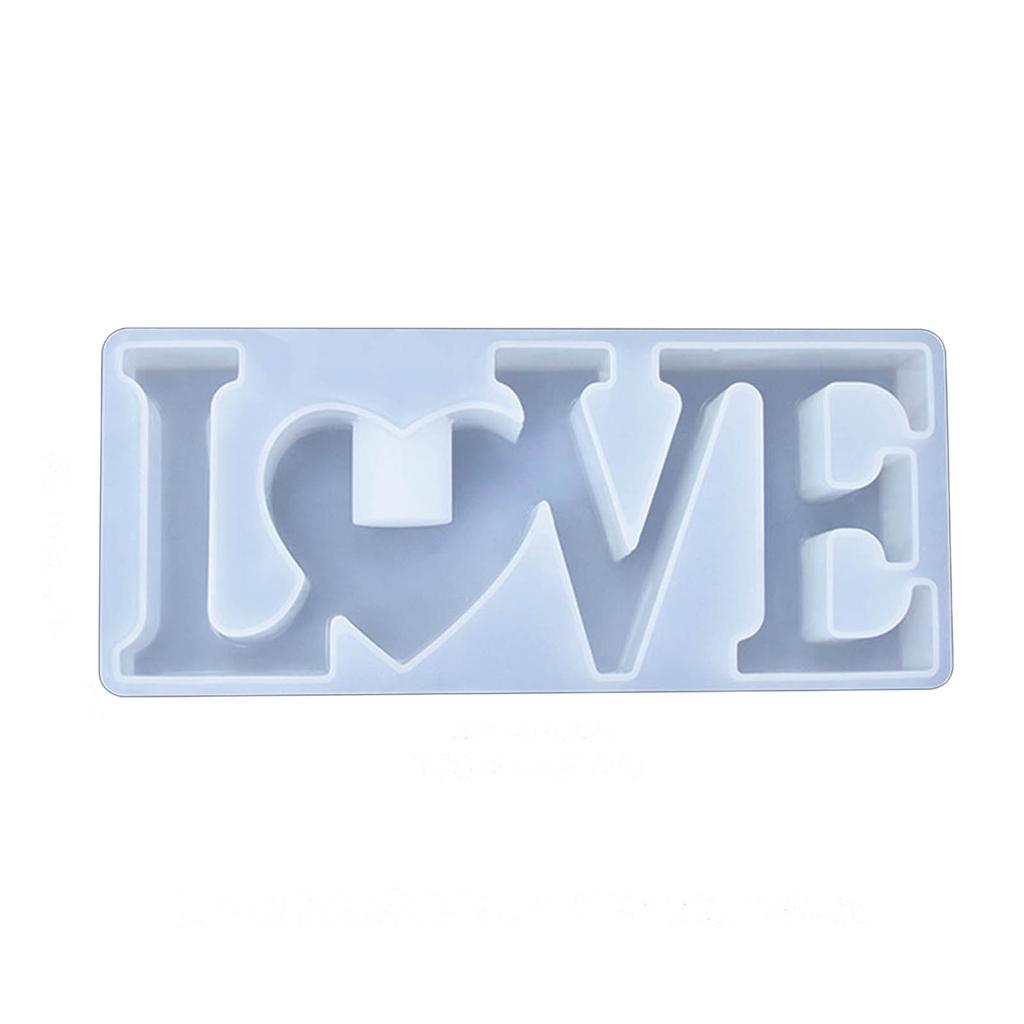 Силиконовая форма для подсвечника с английской буквой, формы для подсвечников, настольное украшение, принадлежности для изготовления гипса, антипригарная форма из смолы