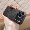 Official Leather Magnetic Phone Case For iPhone 17 Air 15 14 13 16 17 Pro Max 14 15 16 Plus Magsafe Protector Shockproof Cover